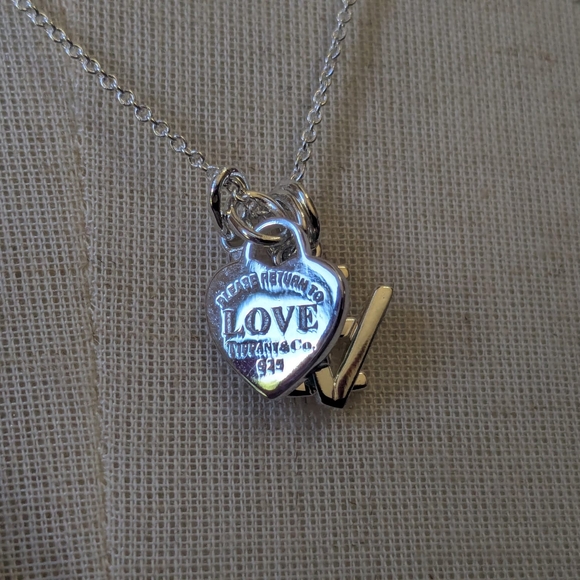 Tiffany & Co. Silver  Love  Heart Necklace - Picture 9 of 15